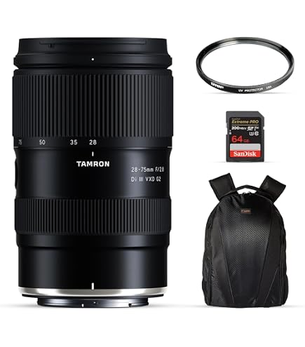 Amazon.com : TAMRON 28-75mm F2.8 RXD A036SF Lens for Sony-FE