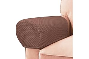 Roytub Stretch Couch Arm Covers, Breathable Armrest Covers for Sofas and Chairs Arm Covers Keep Home Clean, Scratch-Resistant
