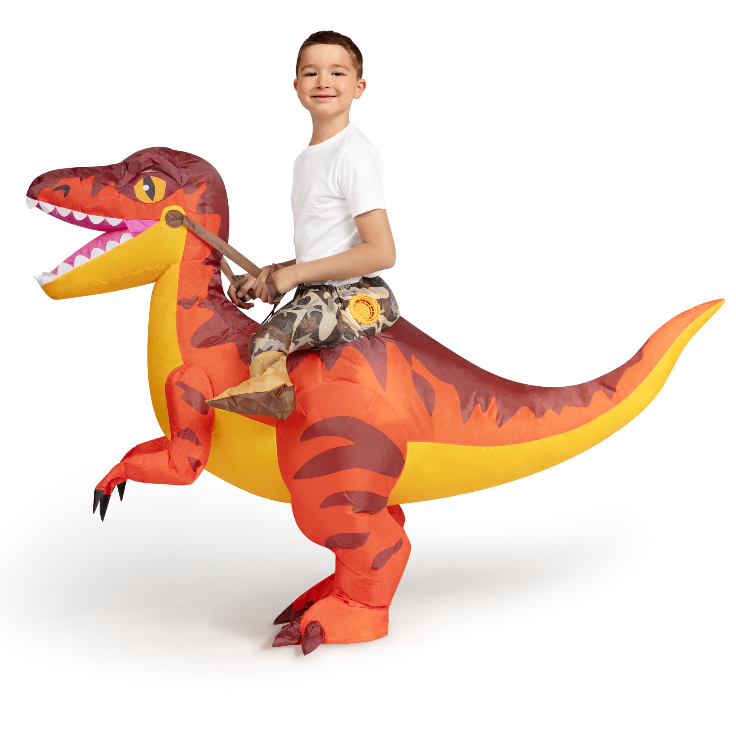 Mua Kids Inflatable Dinosaur Costume, Riding a Velociraptor Costume ...