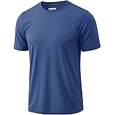 MAGCOMSEN Men's Workout Shirts Dry Fit Short Sleeve Shirts UPF 50+ Moisture Wicking Athletic Swim Tshirt Running Gym Fishing