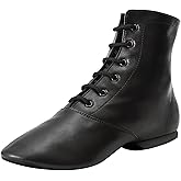 Jazz Dance Boots Split Sole for Women and Men's Leather Dancing Shoes