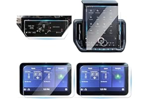 YEE PIN (4Pack) 2026 GMC Yukon Screen Protector Glass for 2025 2026 GMC Yukon XL(Elevation/AT4/AT4 Ultimate/Denali/Denali Ultimate)16.8" Infotainment 11" Dashboard 12.6" Rear Media Yukon Denali Accessories