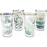 Tervis Kelly Ventura - Abstract Collection Made in USA Double Walled Insulated Tumbler Travel Cup Keeps Drinks Cold & Hot, 16oz 4pk, Assorted