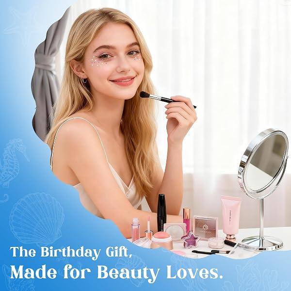 COLOR NYMPH GIRLS MAKEUP GIFT SET FOR TEENS, MAKEUP KIT FOR GIRL, BIRTHDAY GIFT FOR TEEN GIRLS, 24PCS BIRTHDAY ADVENT CALENDAR, MYSTERY MAKEUP BOX #BLUE
