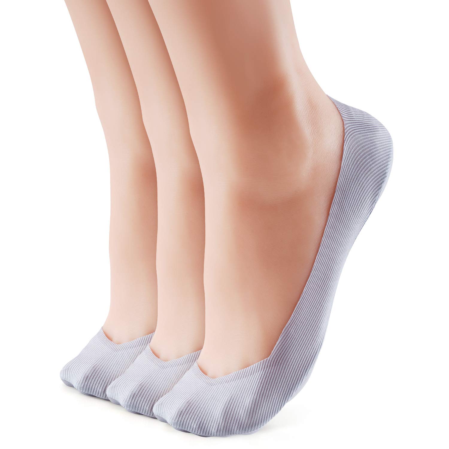 36 Pairs Women's No Show Socks Non Slip Liner Socks Women,Invisible