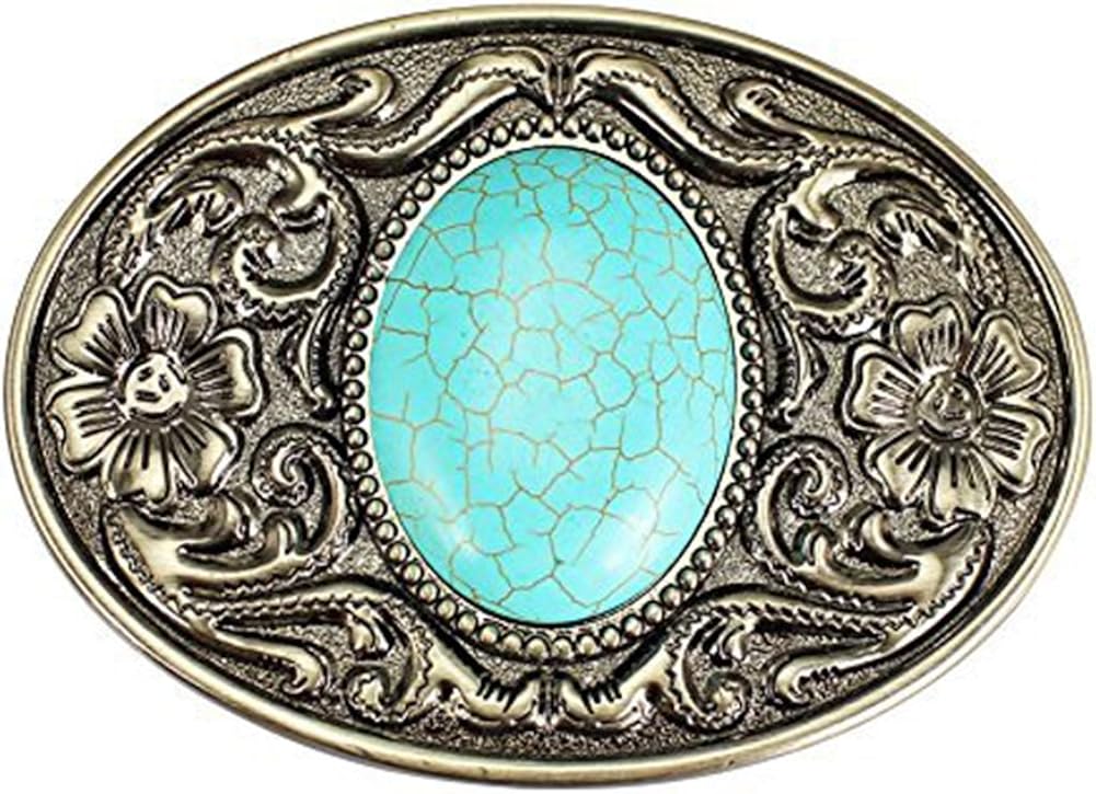 Womens Belt buckle,Turquoise buckles Western cowgirl cowboy belt buckle