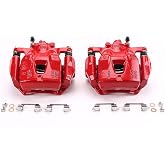 PowerStop Front Red Powder Coated Brake Caliper Pair for Lexus ES300 1997-01 |Toyota Avalon 1998-04 |Camry 1997-01 |Solara 1999-03 - High-Temp Brake Caliper Upgrade, S1974