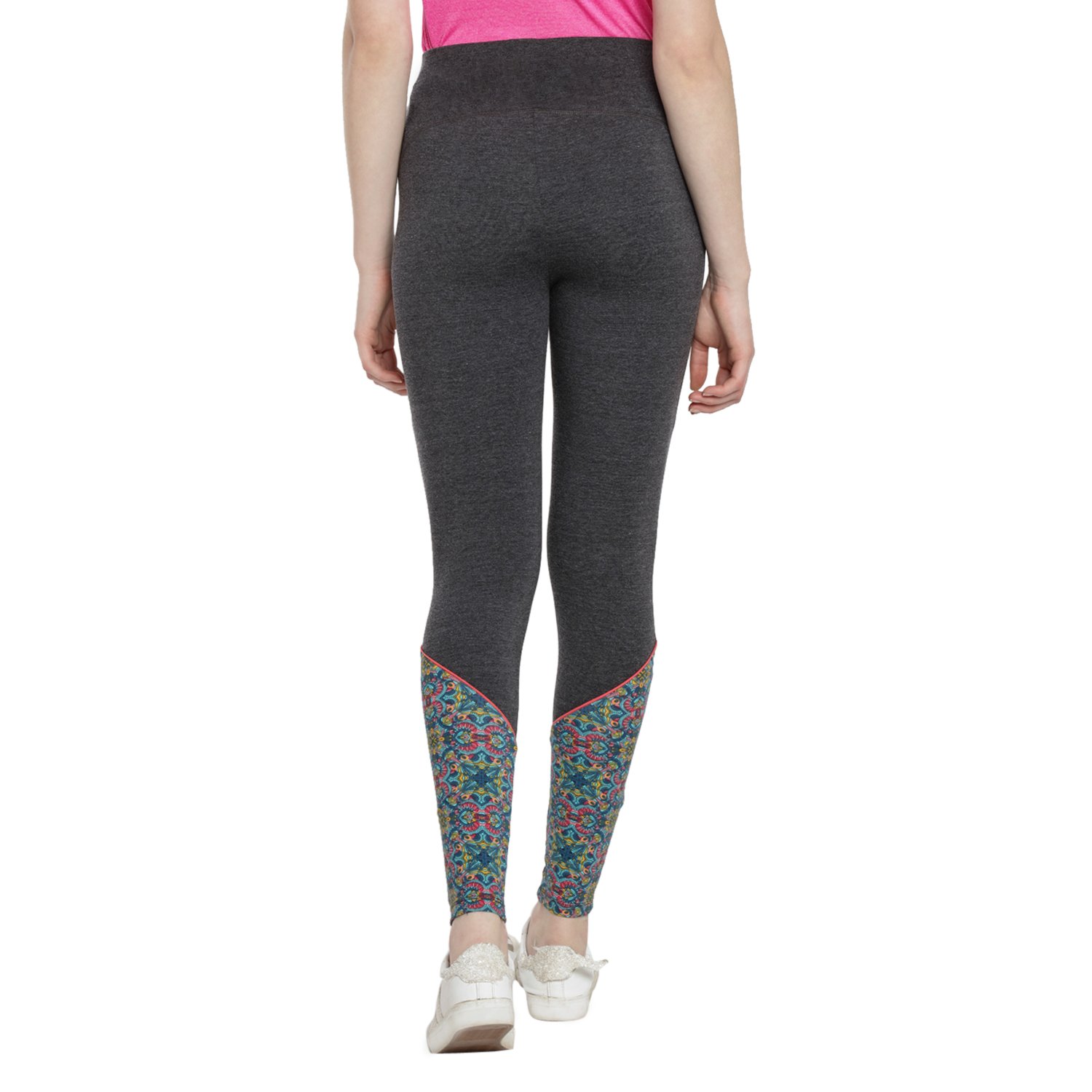 ajile by pantaloons women's athletic wear blended _anthra melange_28