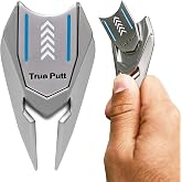 Ghost Golf Divot Tool - 5-in-1 Divot Repair Tool, Ball Marker Alignment Aid | Fix Pitch Marks on The Green - Club Rest &amp; Groove Cleaner - Golf Equipment for Men &amp; Women