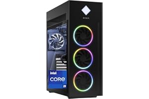 HP OMEN 45L Gaming Desktop, 13th Generation Intel Core i9-13900KF, 16 GB RAM, 1 TB Solid State Drive, NVIDIA GeForce RTX 4070 Ti Graphics, Windows 11 Home, GT22-1082 (2023)