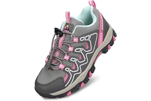 Eggseed Kids Boys Running Shoes Waterproof Non-Slip Breathable Low-Top Outdoor Hiking Walking Sneakers (Little/Big Kids)