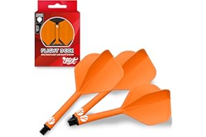 Shot! Darts Flight Deck One Piece Dart Flight and Shaft System, Reduced Deflections, Standard Shaped Flight (350 Micron) Available in Set of 3