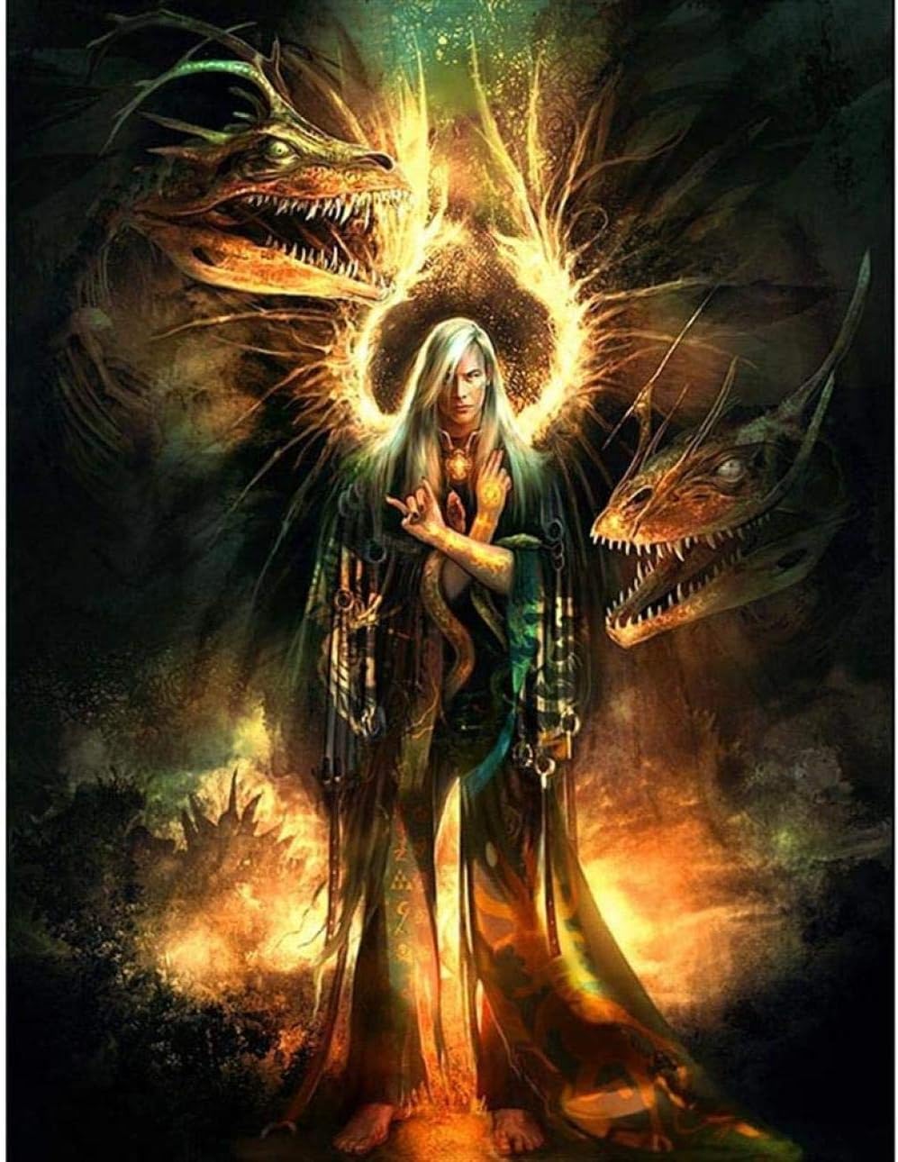 OKJK Fantasy Red Dragon Mini Jigsaw Puzzle For Adults 1000 Piece Paper Jigsaw Toy Adult Game Puzzle Romantic Christmas Birthday Gift 38x26cm