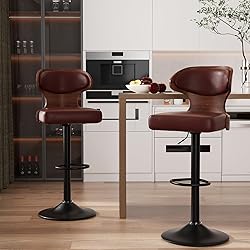 Nalupatio Bar Stools Set of 2 Seat Adjustable