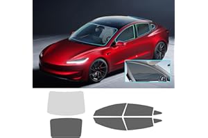FDAIUN Precut Window Film Tint for Tesla Model 3 2020-2024 Kit All Sides Privacy Block Infrared UV Rays Sun Blocking Protection (Front Windshield 80% + Side Windows 20% + Rear Windshield 20%)