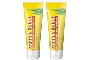 DCH Labs Odorless Arthritis Relief: Pain Relieving Cream with Aloe and 10% Trolamine Salicylate (2-Pack)
