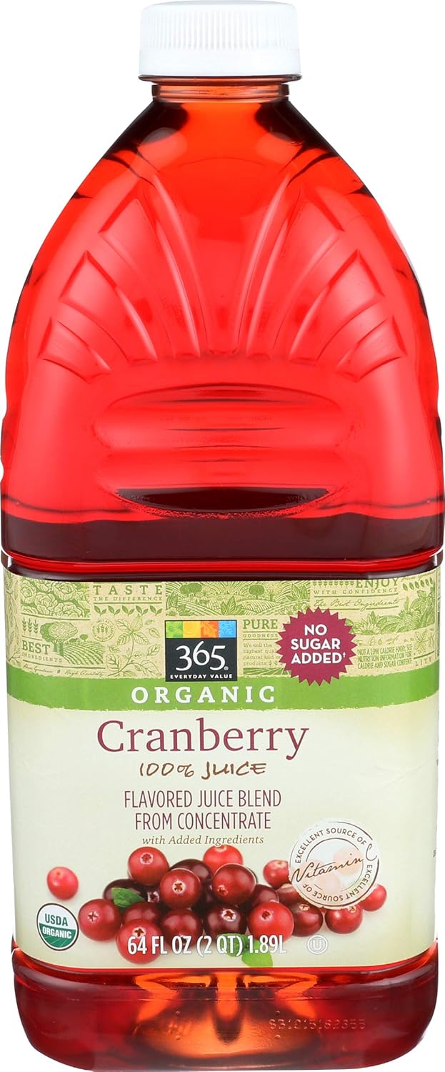 365 Everyday Value Organic Cranberry Juice Amazon.ca Grocery