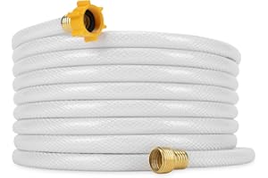 Camco TastePURE 25-Ft - RV Drinking Water Hose - Contains No Lead, No BPA & No Phthalate - Features Reinforced Design & Craft