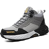 TOUGHSTEPS Steel Toe Work Shoes for Men Women, Puncture Resistant Safety Work Boots, 6" Lightweight Comfortable Industrial Construction Boot, Indestructible Utility Sneakers