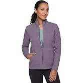 Skechers Women's Go Walk Cozy Fit Diamond Jacket | Casual, Cozy Fit, Ottoman Stretch Fabric, Allover Air-Quilted, Recycled Polyester