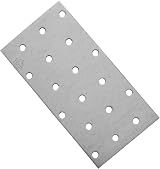 LLB Joining Plates Pack of 10 120x60x2mm Galvanised Z275 275g/m2 18 Holes view 9