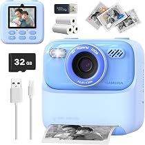 Amazon.com: Mgaolo Cámara para niños con impresión instantánea ...