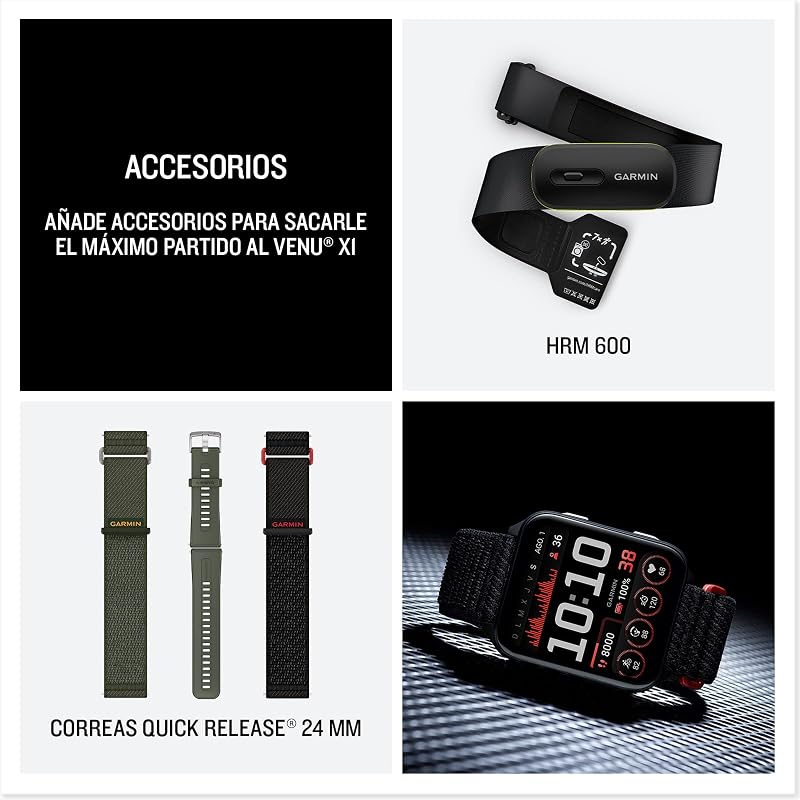 Venu X1, Smartwatch con GPS, Verde