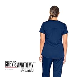 Grey's Anatomy Women's Two Pocket V-Neck Scrub Top
