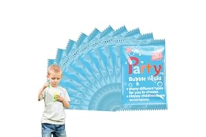 Bubble Concentrate Solution | 10 Pack of 10ml Water Soapbar Liquid | Convenient Kids Toys, Safe Favor, Portable Water Soapbar
