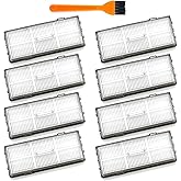 Filter Replacement for Roborock S7 S7+ S7 Max Ultra S8 Pro Ultra S8+ S8 S7MaxV S7 MaxV Plus Robot Vacuum Cleaners,Hard Floor Washable Filters,8 Pack Filters