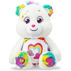 Care Bears Medium Plush - True Friend Bear - Perfect Stuffed Animal Holiday, Birthday Gift, Super Soft and Cuddly – Good for