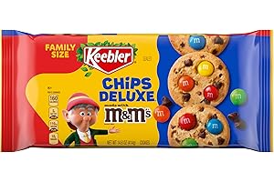 Keebler Chips Deluxe Cookies Rainbow with M&M's Chocolate Candies 14.6 oz