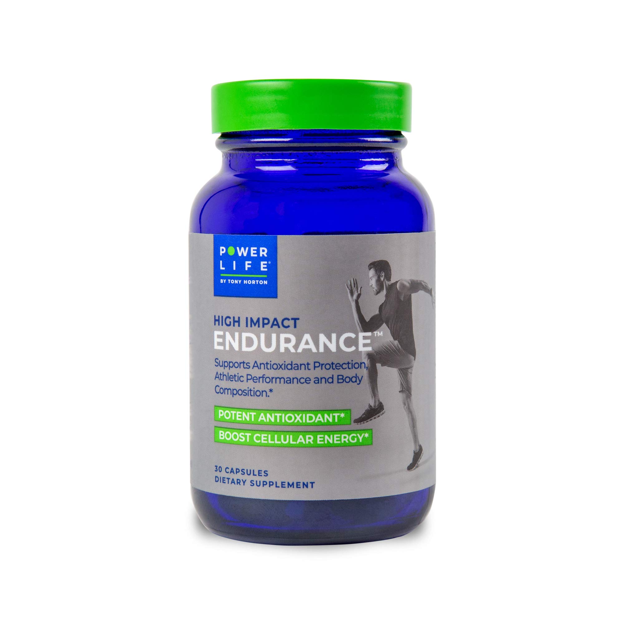 POWERLIFE High Impact Plant Protein (Vanilla - New Formula) with 3000 MG of HMB, No Sugar Added, Non-GMO High Impact Endurance