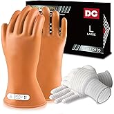 DongChu Natural Rubber Gloves High Voltage Electrical Insulating Linesmen's Gloves