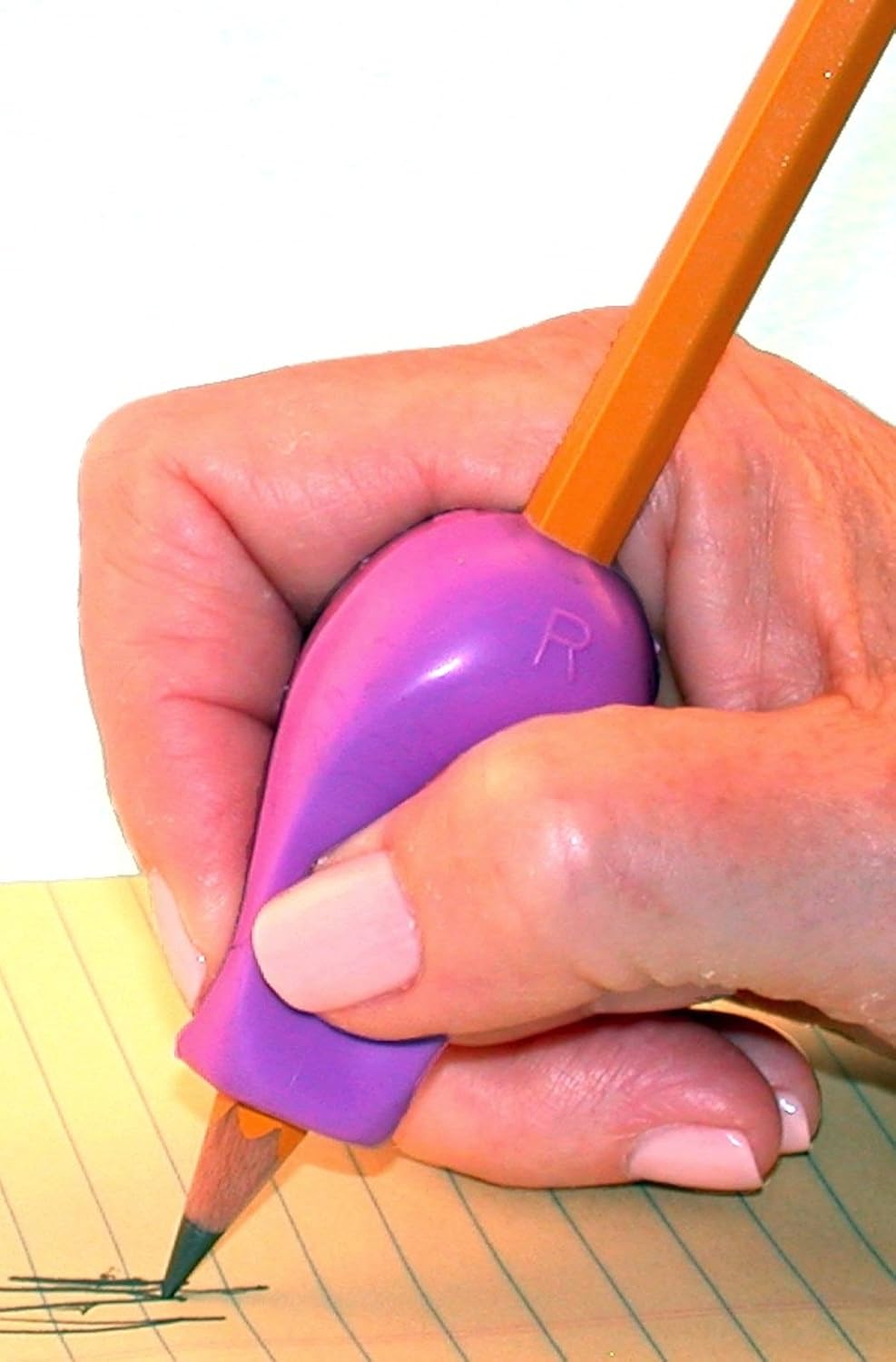 The Pencil Grip JUMBO Metallic Gripper Ergonomic Writing Aid, 6 Count Assorted Colors (TPG-11906) : Special Needs Educational Supplies : Office Products