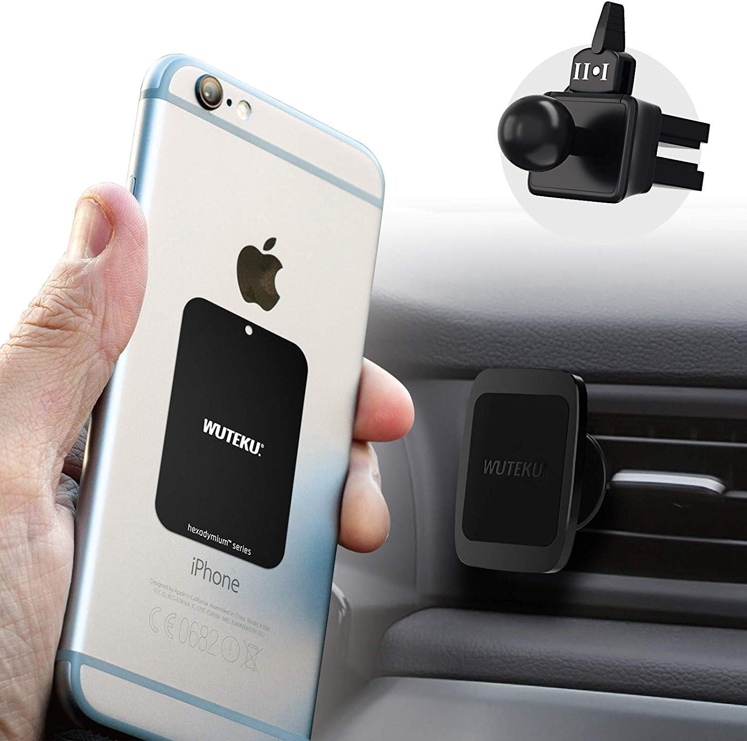 WUTEKU Cell Phone Vent Holder Kit for Car Works