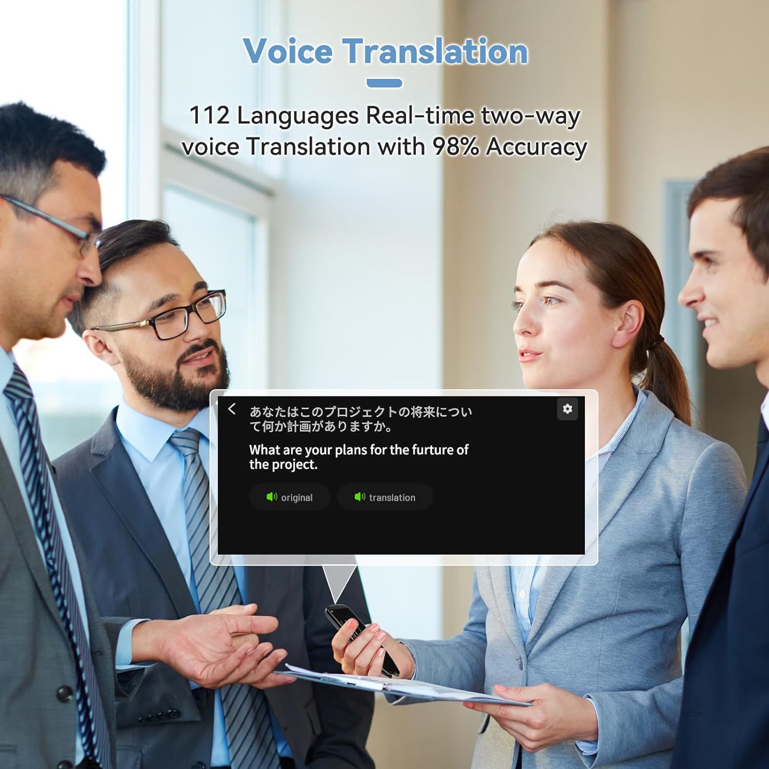 X5 Pro Translation Pen Scanner, Reader Pen Text to Speech Device for Dyslexia Pen 112 Language Translator Pen Scanner