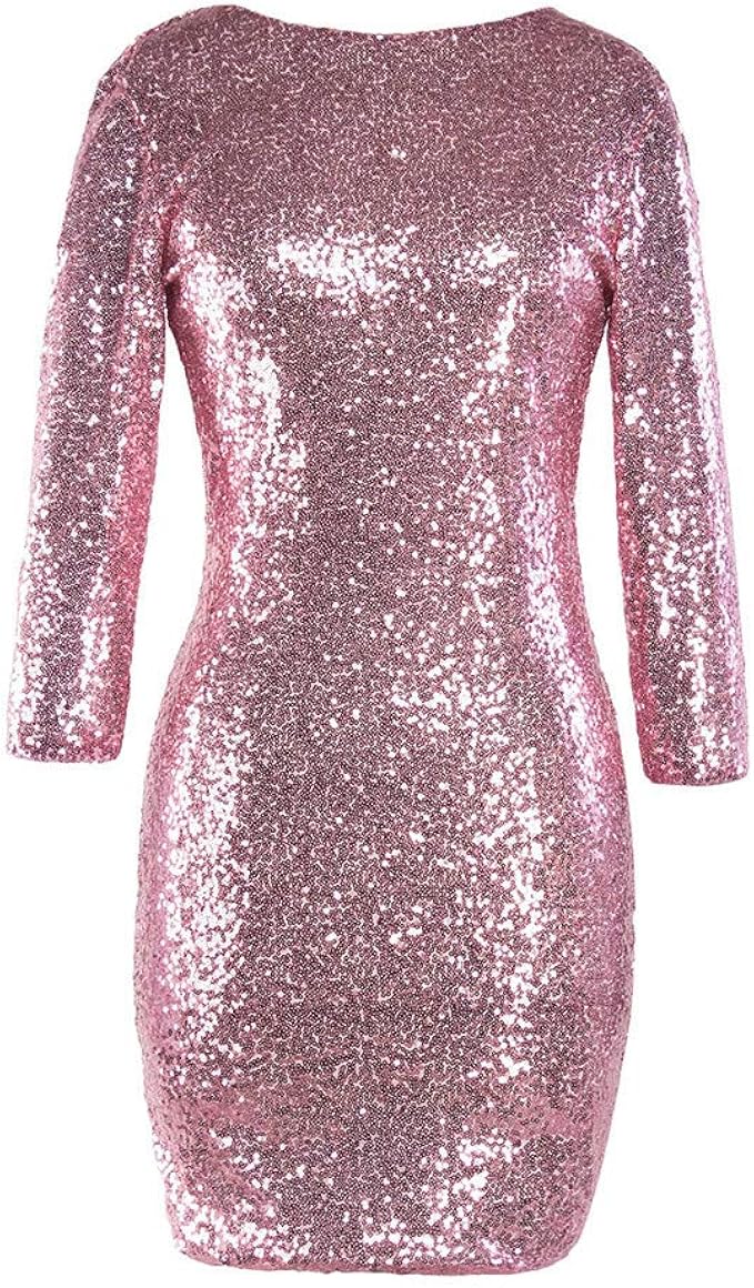 glitzy party dress