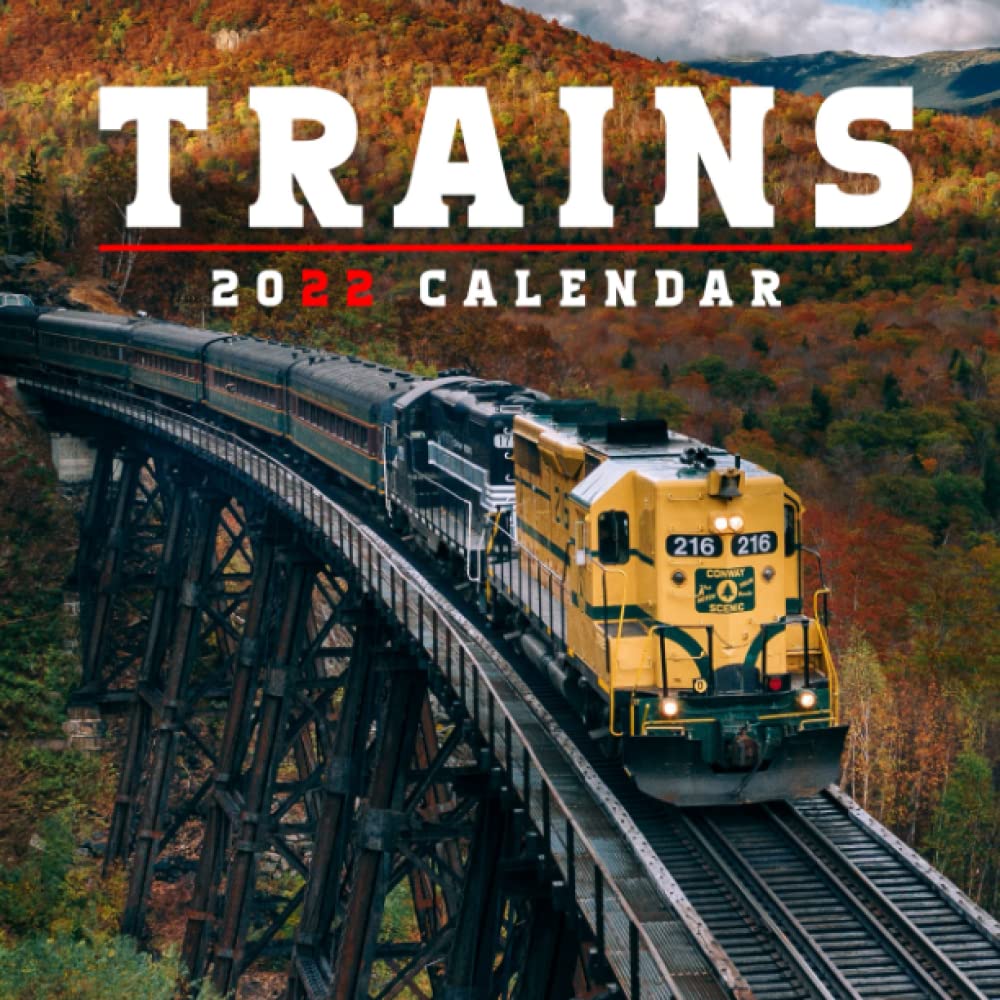 Classic Trains 2022 Calendar: January 2022 - December 2022 Official Squared Monthly Calendar, 12 Months | Bonus 4 Months 2021: Norris, Lucas: 9798755239042: Amazon.com: Books