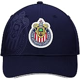 Icon Sports Compatible with Chivas De Guadalajara Official Soccer Cap - Navy w/Faded Big Logo