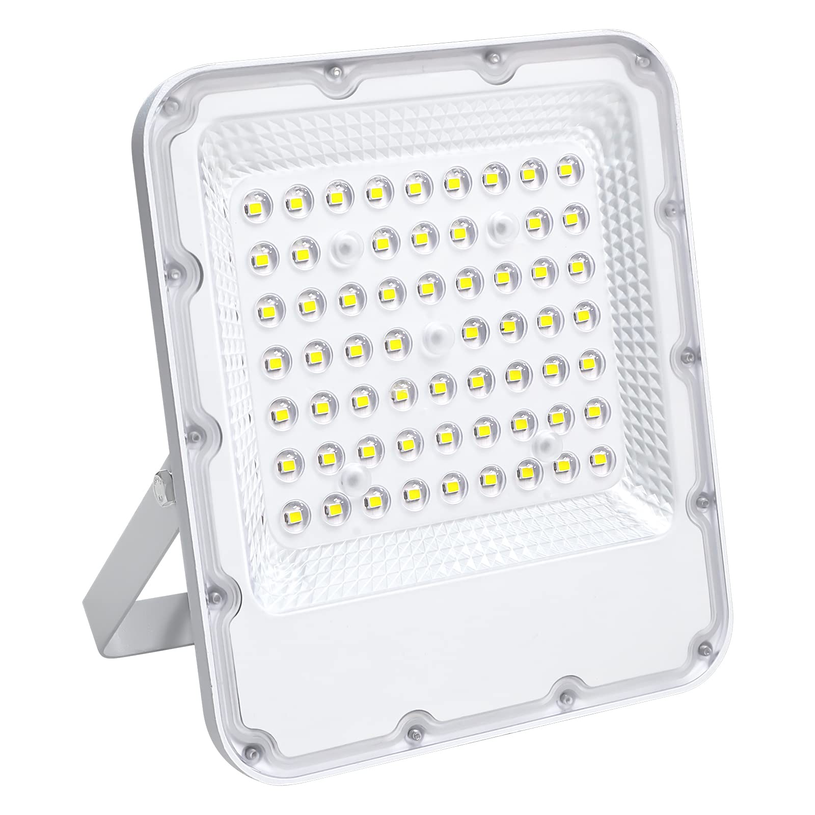 Willpower LED Floodlights 50W 5000LM LED Security Lights Outdoor IP66 Waterproof Daylight Cold White 6000K 80V-260V for Garden Backyard Garage Back Door Yard Lawn Basketball Football Court Patio