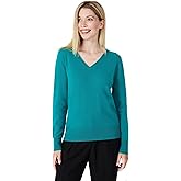 Style Republic 100% Pure Cashmere V-Neck Women's Sweater