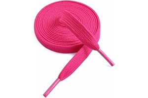 VSUDO 5/16" Fine Weave Flat Shoe Lace Shoestring for Running Athletic Sneaker