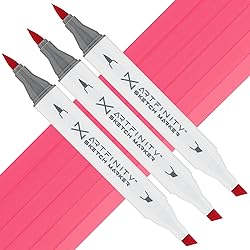 Artfinity Sketch Marker Sets - Set of 3 - Carmine