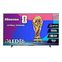 Hisense 55" E6 Cinema Series QLED 4K UHD Smart Fire