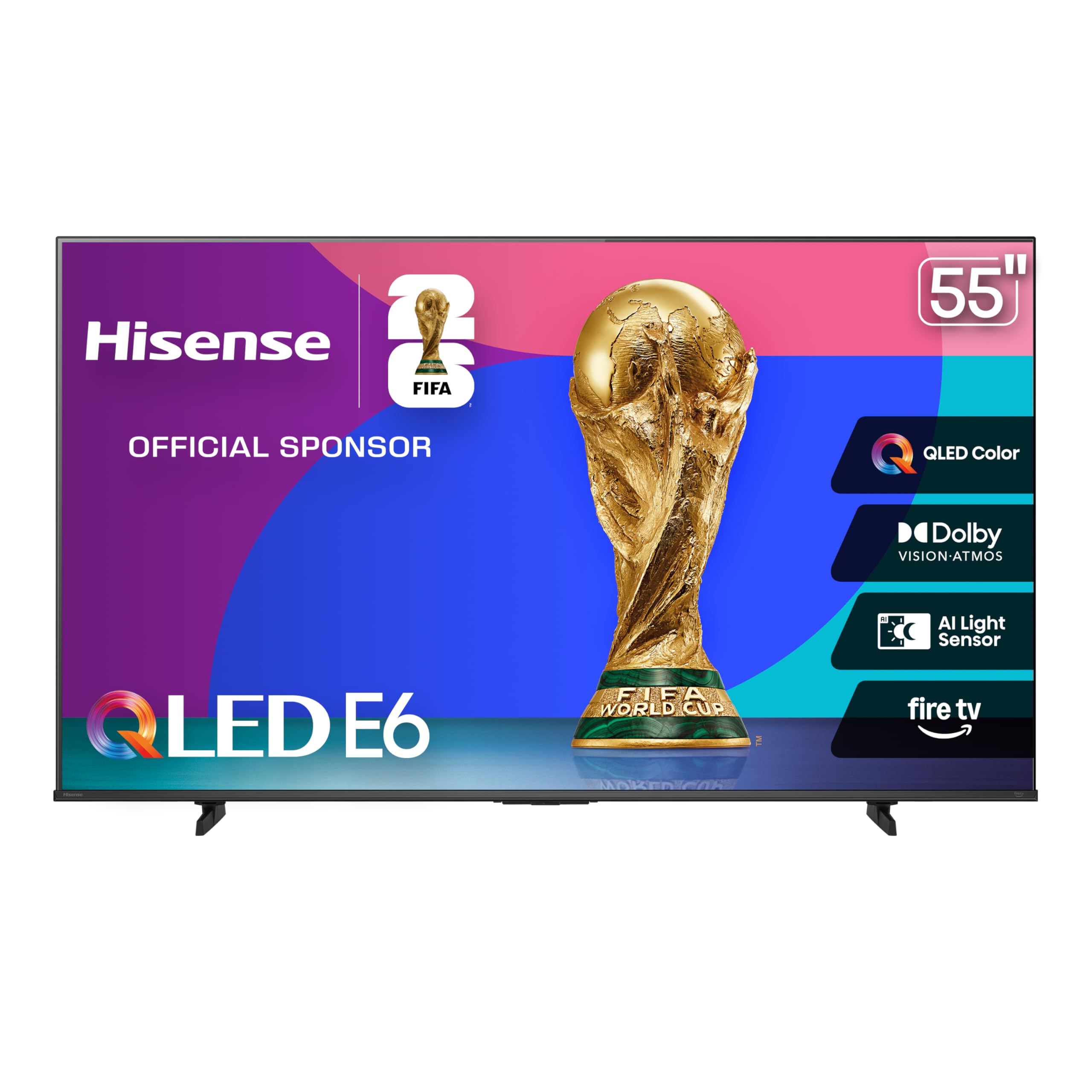 Hisense 55" E6 Cinema Series QLED 4K UHD Smart Fire