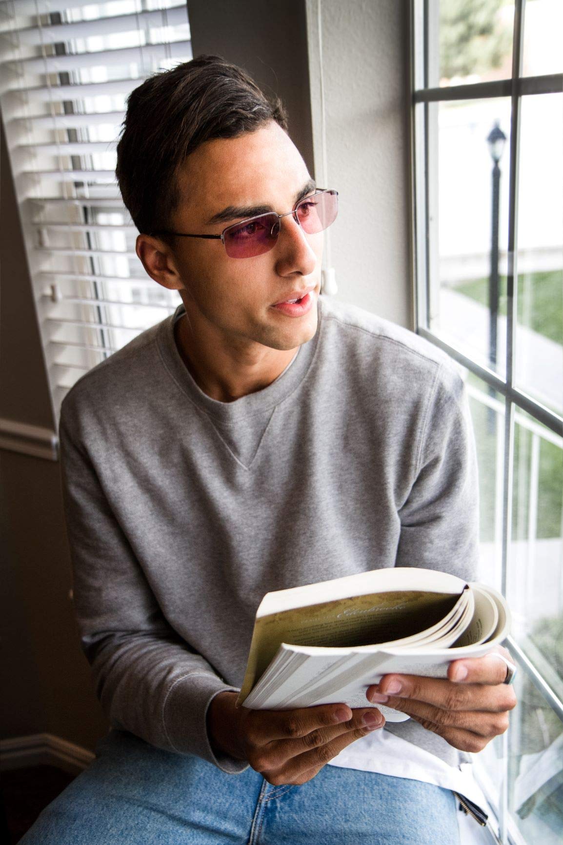 Axon Optics Flex Curve Migraine Glasses, Relief for Light Sensitivity