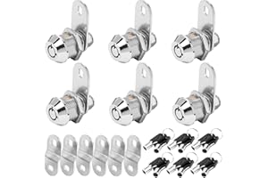 Sissinda Cam Lock RV Storage Lock Keyed Alike, 5/8" Fits on 3/8" Max Door Thickness, RV Compartment Locks for Camper Trailer 