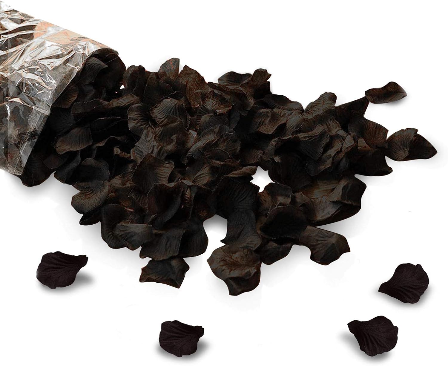 IXIGER Artificial Fake Rose Petals Black Fake Flower Petals