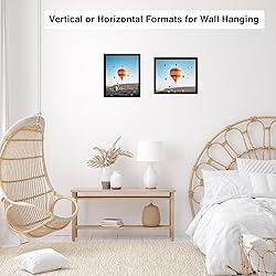 JCJMY 8.3x11.7 A4 Picture Frame Set of 6 for Wall